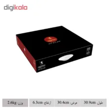 ظرف پاستا چینی زرین ایران سری ایتالیا اف مدل فلورانس درجه عالی