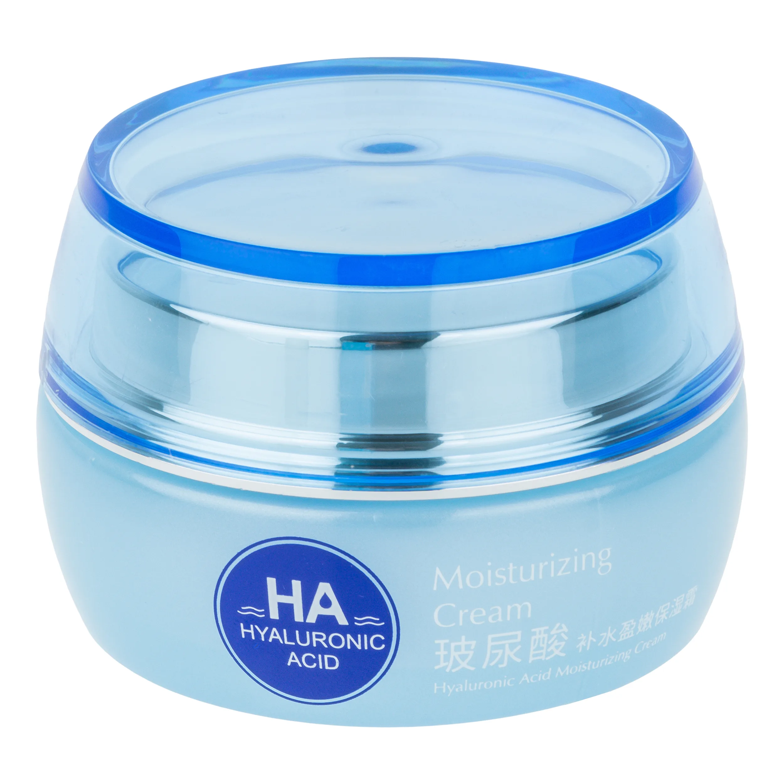 کرم مرطوب کننده دست و صورت بی آکوا مدل Hyaluronic Acid مناسب برای انواع پوست وزن 50 گرم