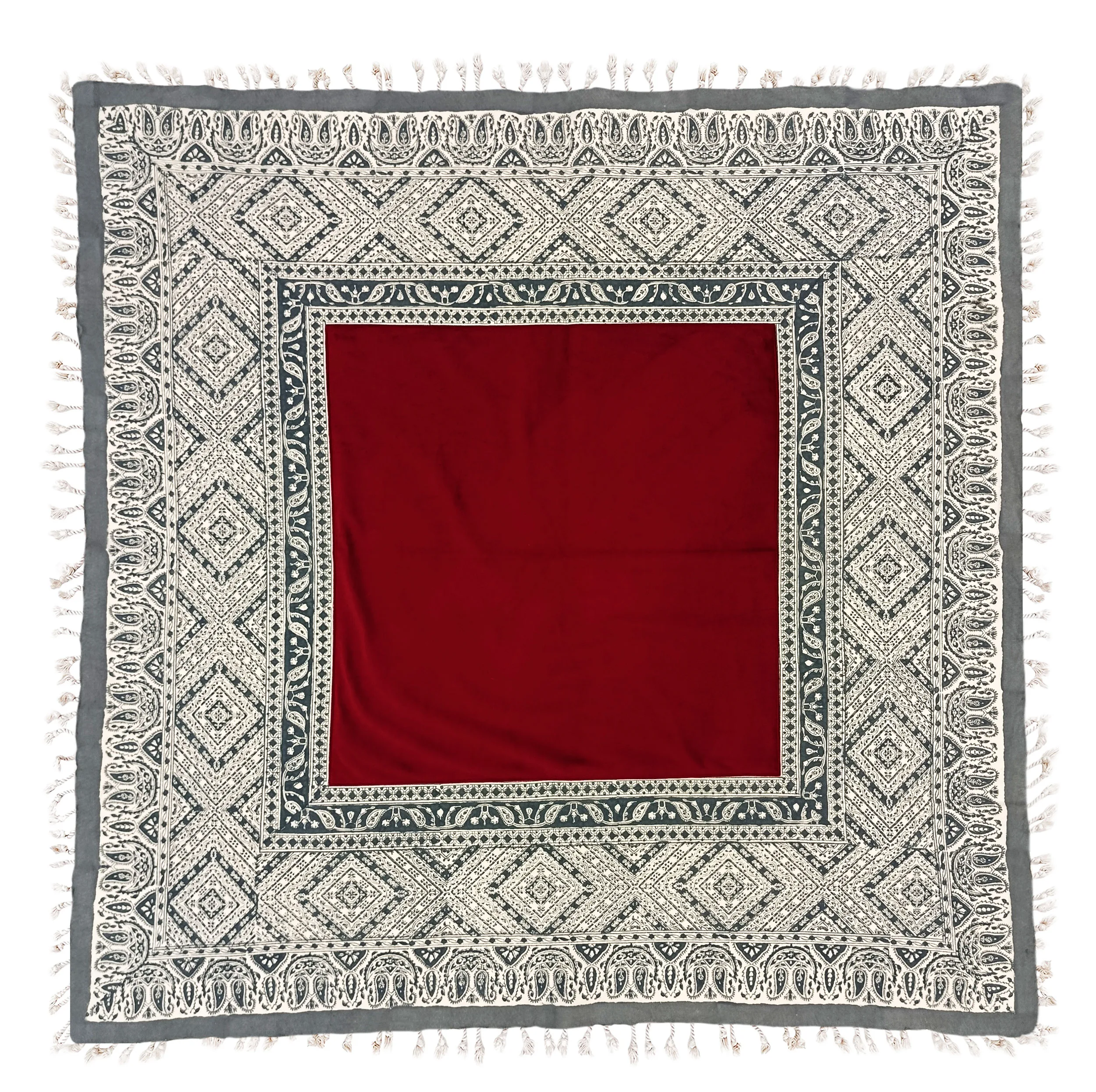 رومیزی مخمل مدل سنتی R100