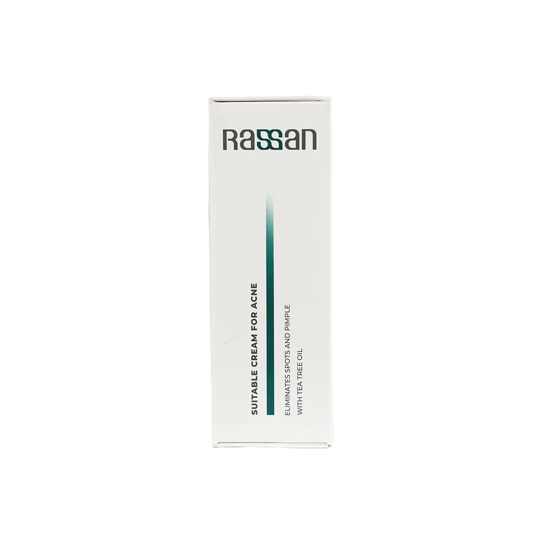 کرم نرمکننده صورت راسن مدل آنتی آکنه مناسب برای انواع پوست حجم 20 میلیلیتر