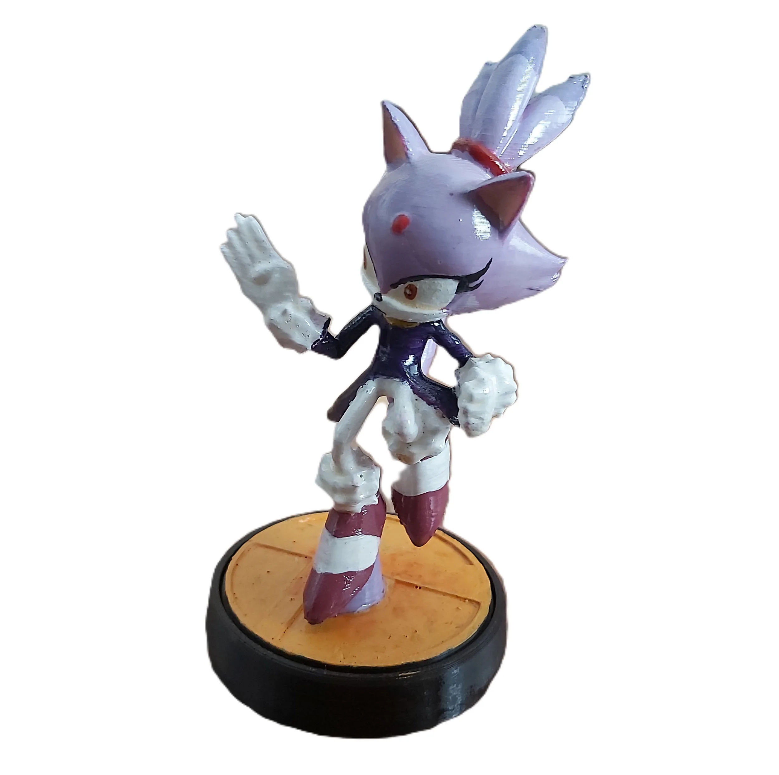 فیگور طرح سونیک مدل Blaze Amiibo ارتفاع 12 سانتیمتر