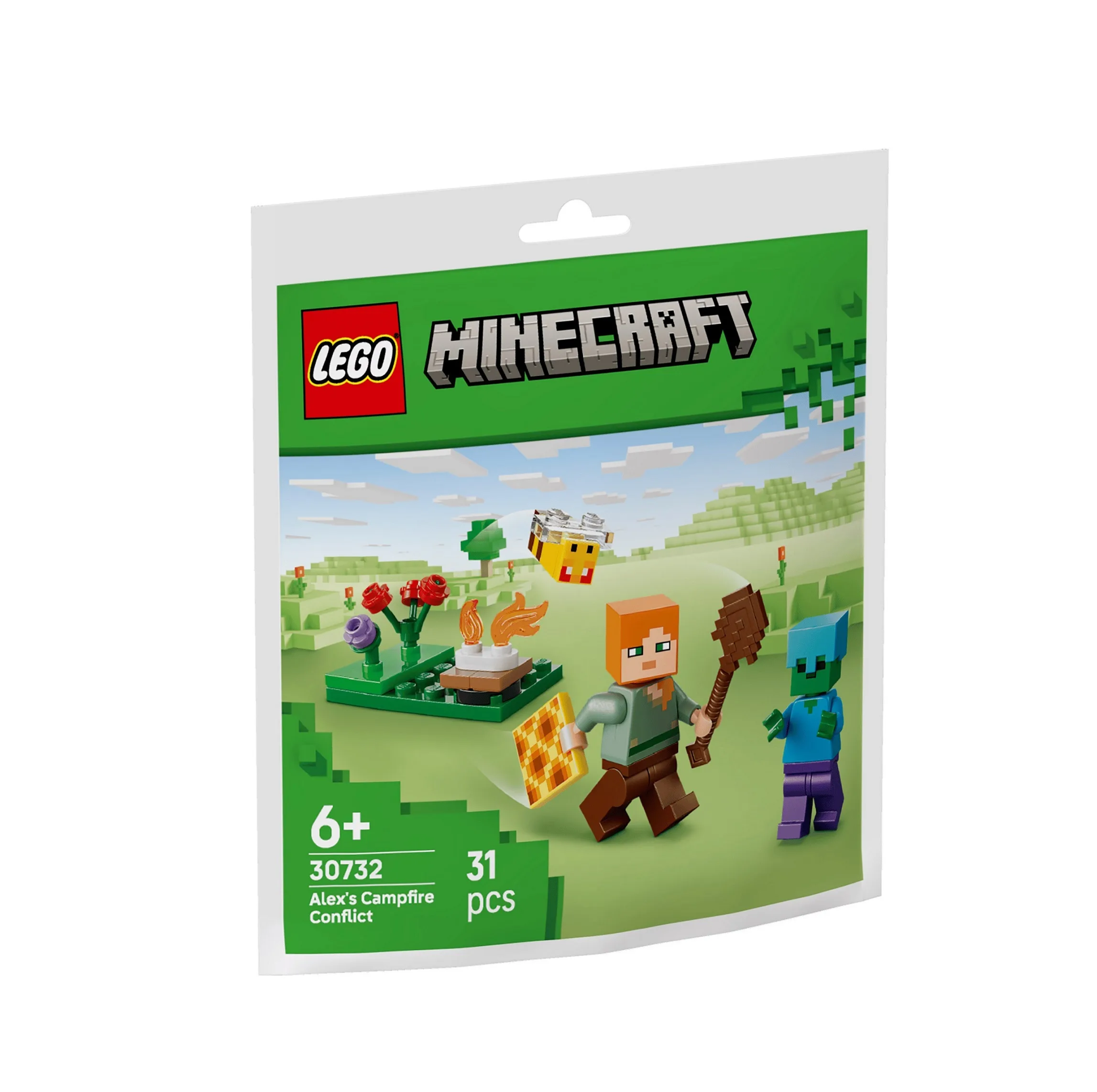 لگو 31 تکه سری Minecraft مدل Alex s Campfire Conflict کد 30732