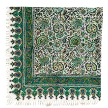 رومیزی قلمکار مدل گل اناری