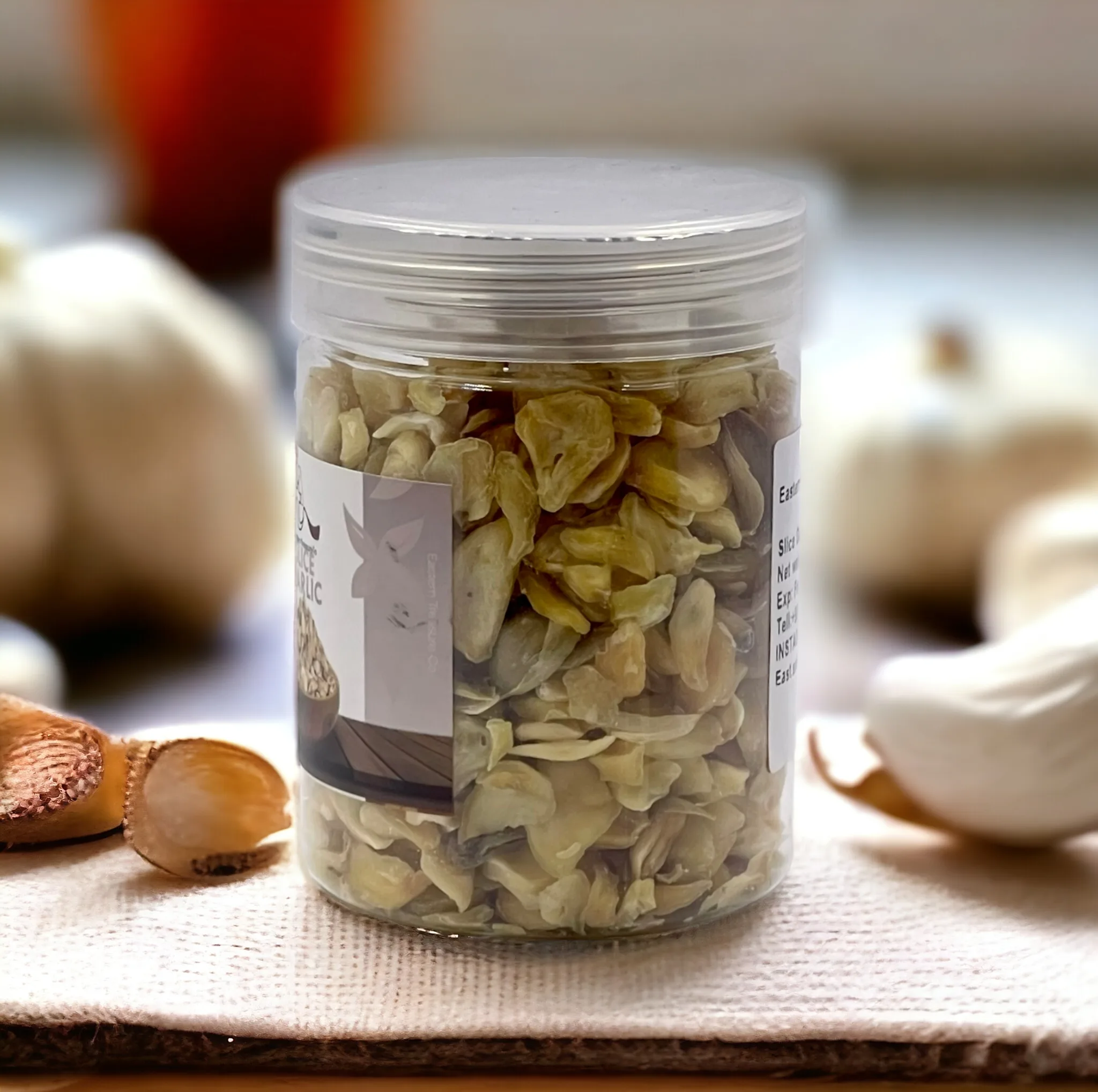 سیر خشک اسلایس شده گنج مشرق زمین - 200 گرم