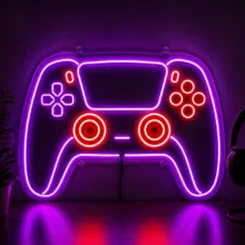 تابلو نئون گیمینگ طرح دسته ps5 کد A2
