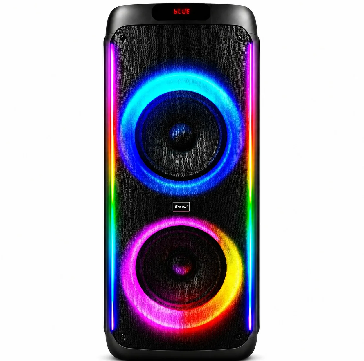 اسپیکر بلوتوثی قابل حمل برودو مدل Karaoke Box dual 12inch