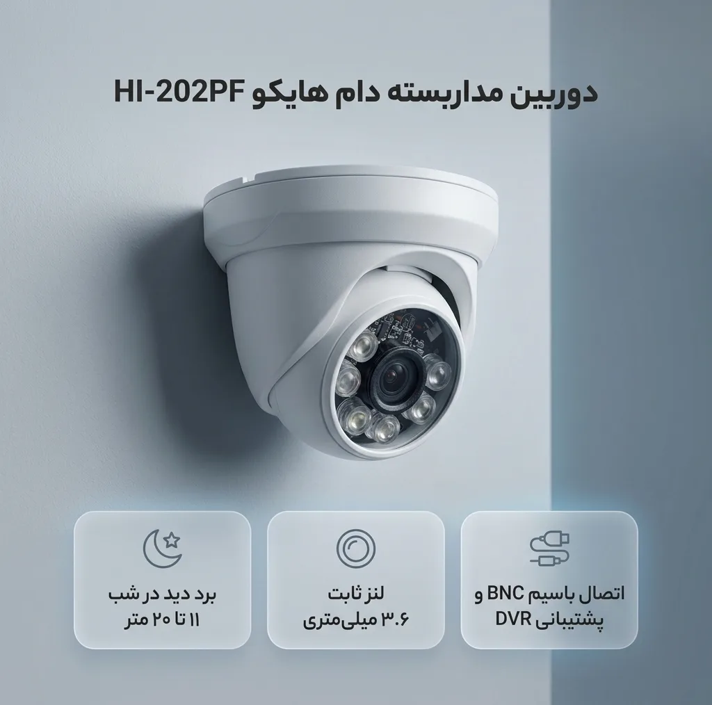 دوربین مداربسته هایکو مدل HI-202