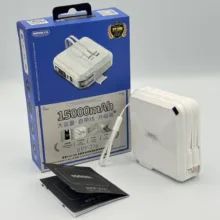 پاوربانک ریمکس مدل Infinity All in one - AC charger-RPP-276 ظرفیت 15000 میلی آمپرساعت