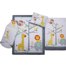 سرویس خواب نوزادی نی نی بان طرح شیرشاه مجموعه 4 عددی