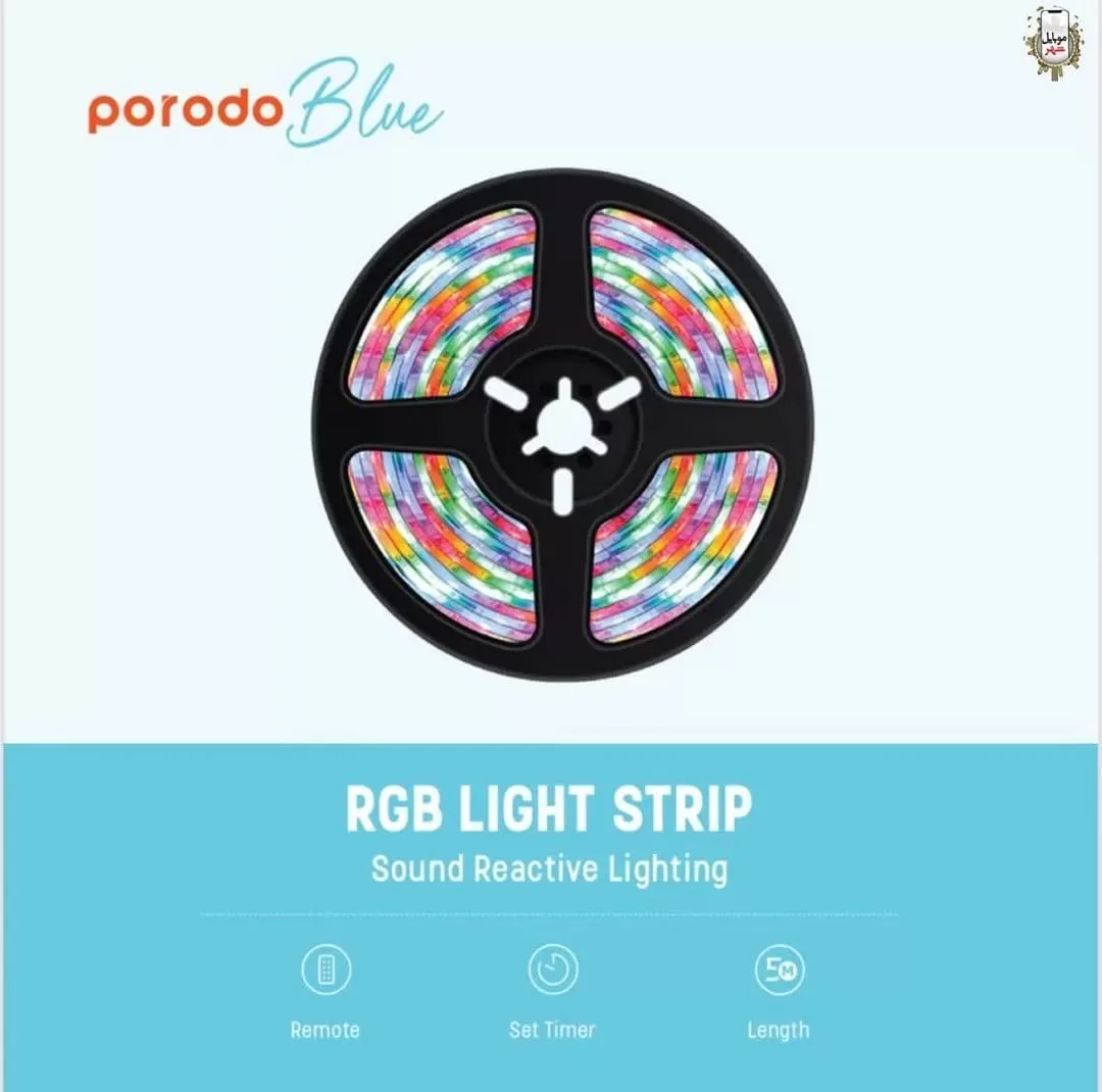 ریسه ال ای دی پرودو مدل RGB LIGHT STRIP  طول 5 متر