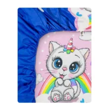 ملحفه کودک آدنو مدل  Little cat کد MC05 سایز 70×135 سانتی متر
