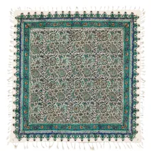 رومیزی قلمکار مدل گل اناری