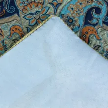 رومیزی ترمه نگین خاتم طرح ترنج یزد کد ya14710202