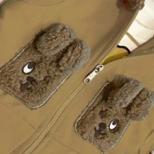 ست 3 تکه لباس نوزادی مدل Happy Dog کد Ne3