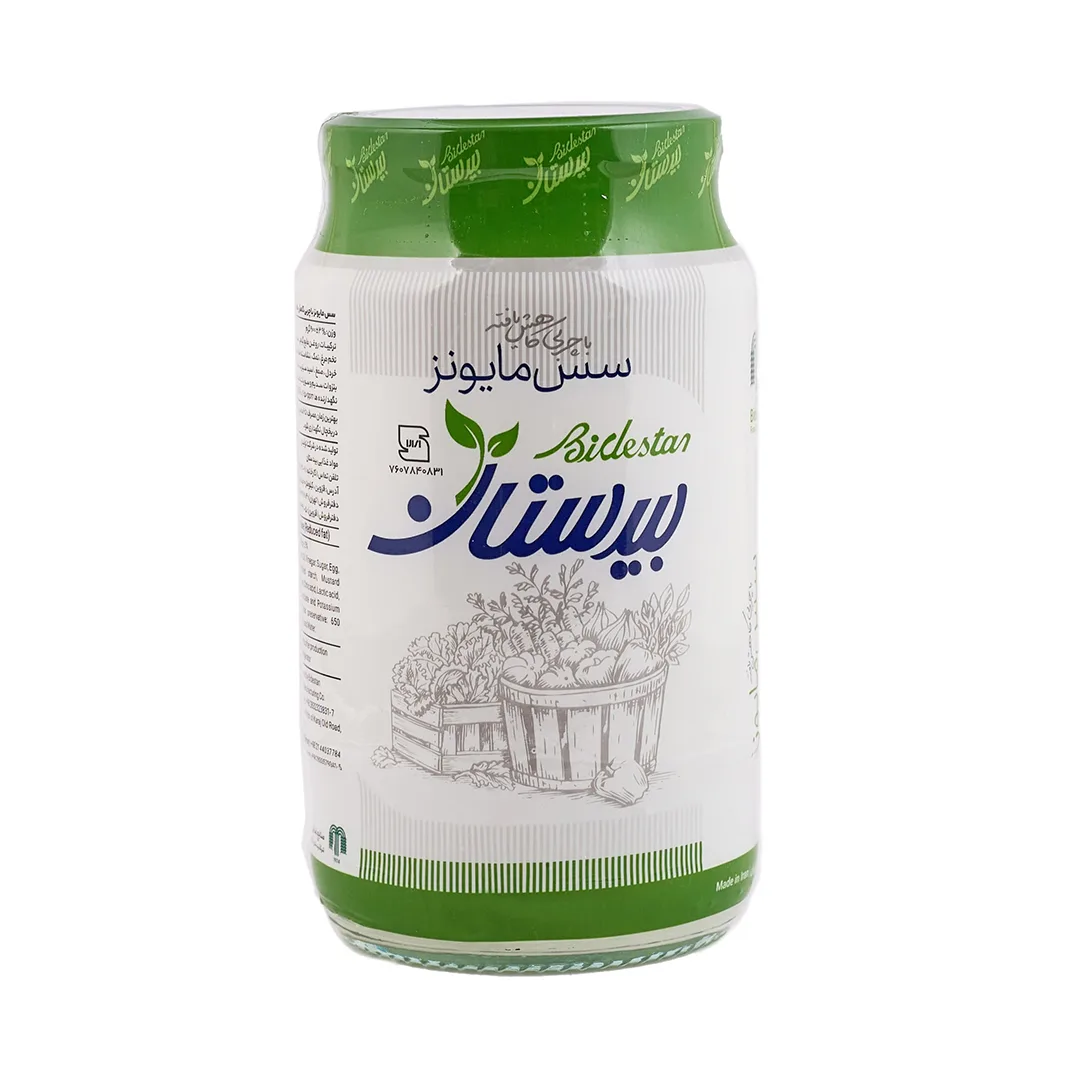 سس مایونز با چربی کاهش یافته بیدستان - 900 گرم بسته 2 عددی