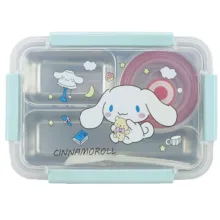 ظرف غذا کودک مدل سه محفظه کد CINNAMOROLL
