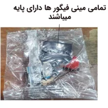 فیگور طرح زن شگفت انگیز مدل 4 شگفت انگیز طرح قهرمانان کد 20 ارتفاع 5 سانتی‌متر مجموعه 5 عددی