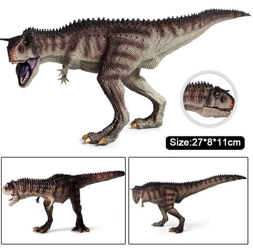 اکشن فیگور مدل دایناسور کارنوتوروس فک متحرک طرح CARNOTAURUS طول 27 سانتیمتر
