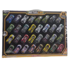 کیت ماشین بازی ناب سل مدل فلزی اسپرت رالی عقب کش کد METAL SPORT PULL BACK CARS مجموعه 32 عددی
