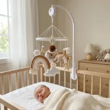 آویز تخت کودک مدل موزیکال طرح ستاره