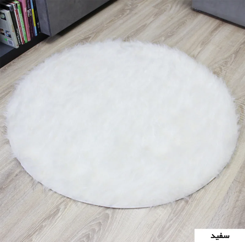 پادری هیراد هوم فرنشینگ طرح خز فانتزی سایز 110×110 سانتی متر