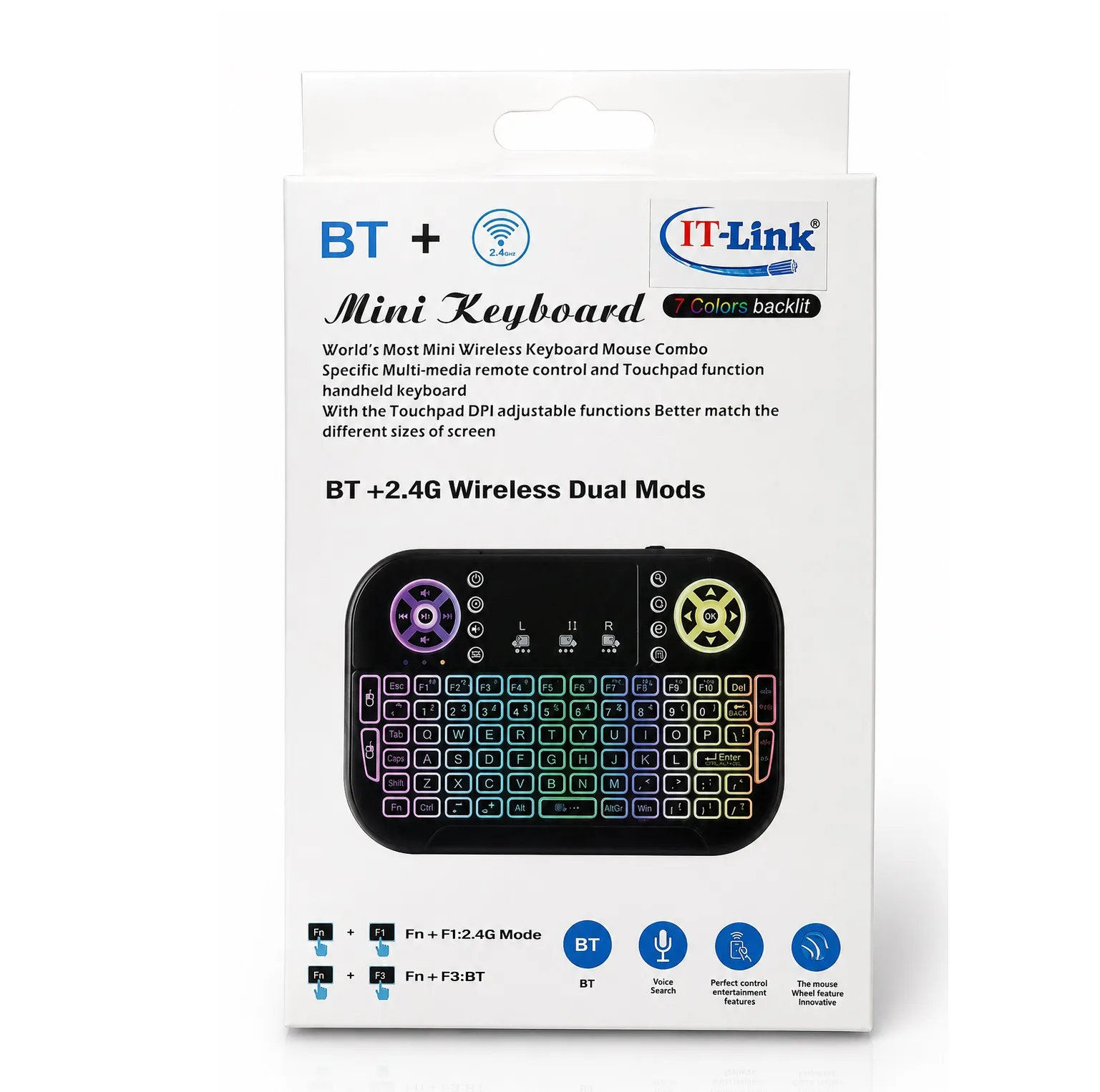 کیبورد بیسیم آی تی لینک مدل BT 2.4USB IT