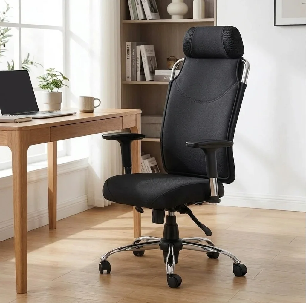 صندلی اداری مدل نیلپرام OCM-812v پارچه ای