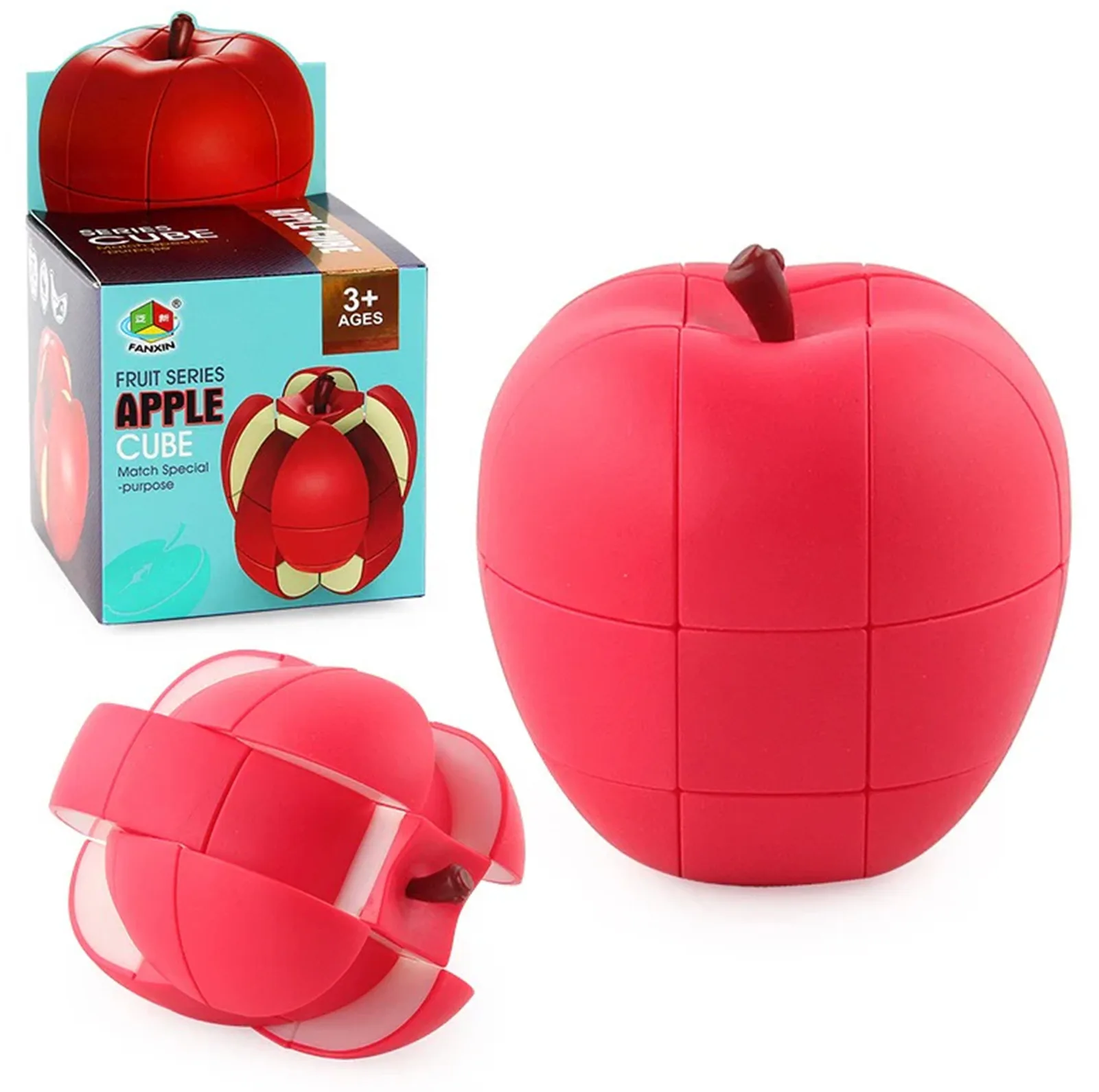 مکعب روبیک فنکسین مدل میوه ای سیب 3×3 FanXin Fruit cube – Apple
