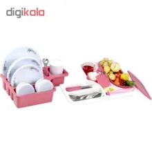 سبد پیک نیک ۷۰ پارچه پونا پلاست مدل p70