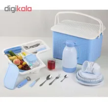سبد پیک نیک ۷۰ پارچه پونا پلاست مدل p70