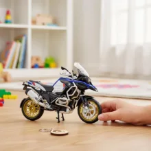 ماکت موتور ناب سل مدل بی ام و فلزی BMW R1250 GS به همراه جاسوییچی