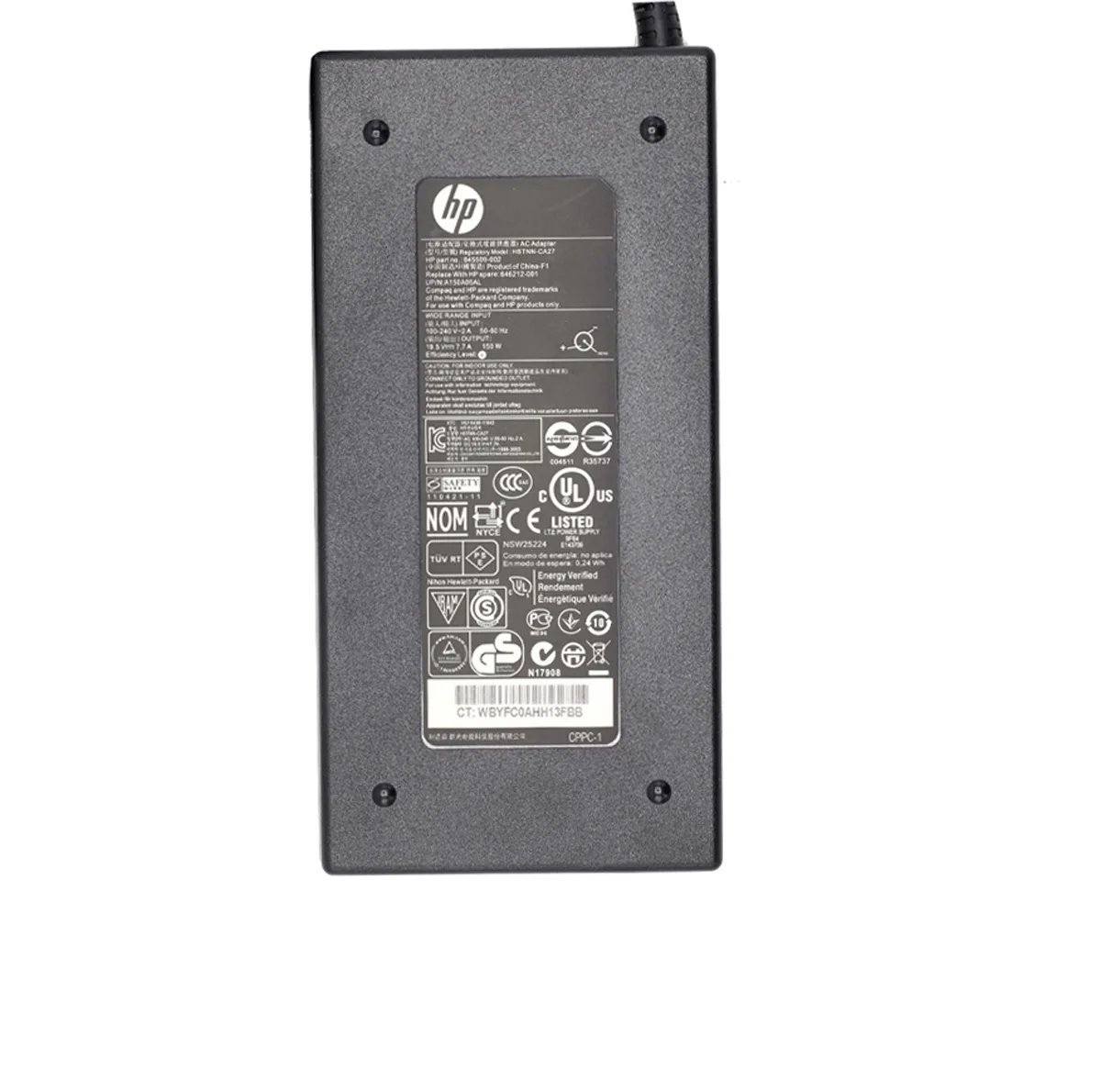 شارژر لپ تاپ 19.5 ولت 7.7 آمپر اچ پی مدل ADP-150XB B