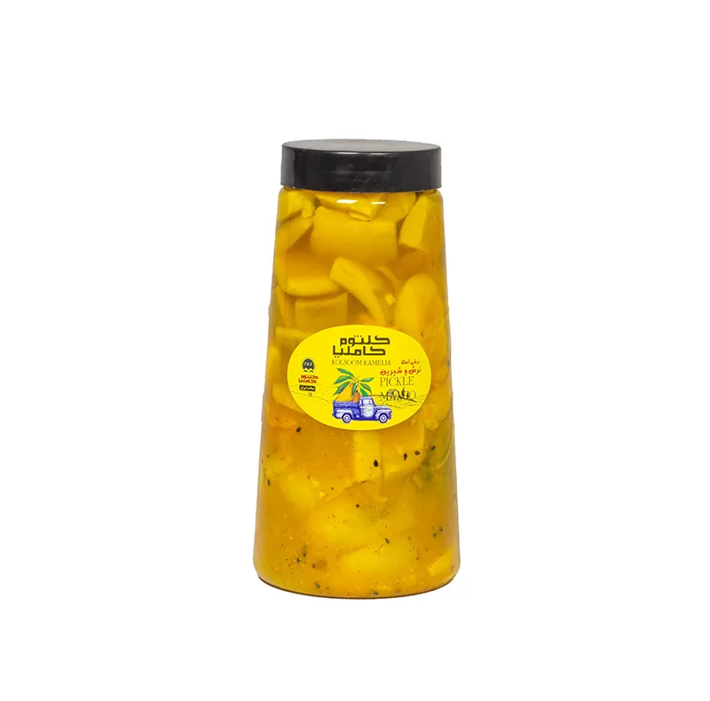 ترشی انبه ترش و شیرین کلثوم کاملیا - 1300 گرم مجموعه 2 عددی