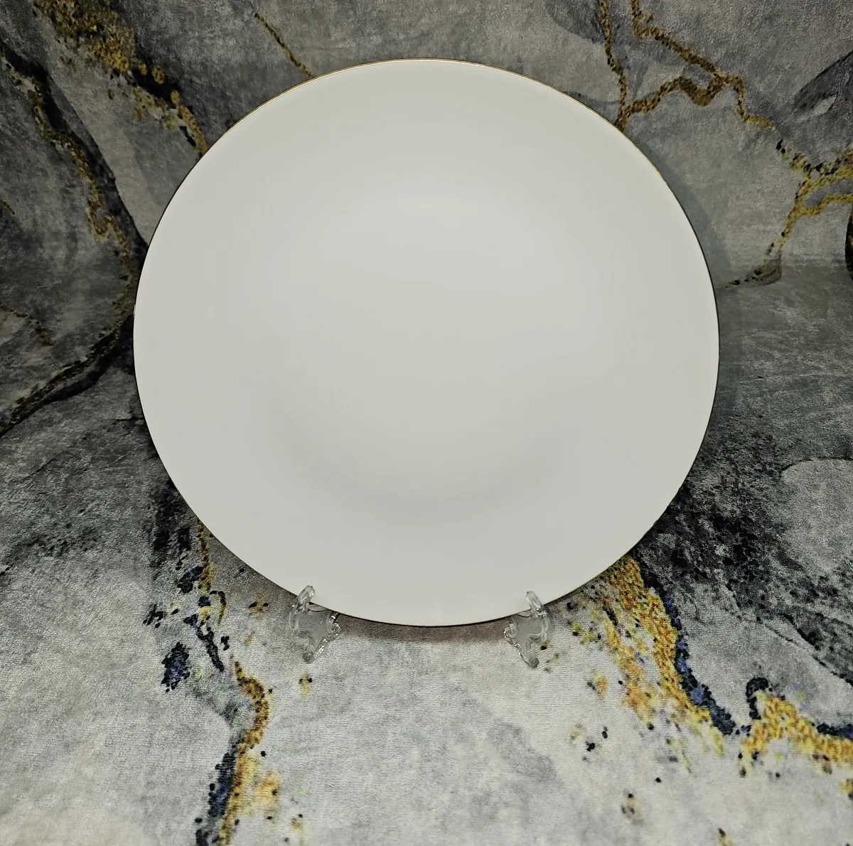 پیش دستی میوه خوری مدل تخت 21 خط طلا کد 360014 مجموعه 6 عددی