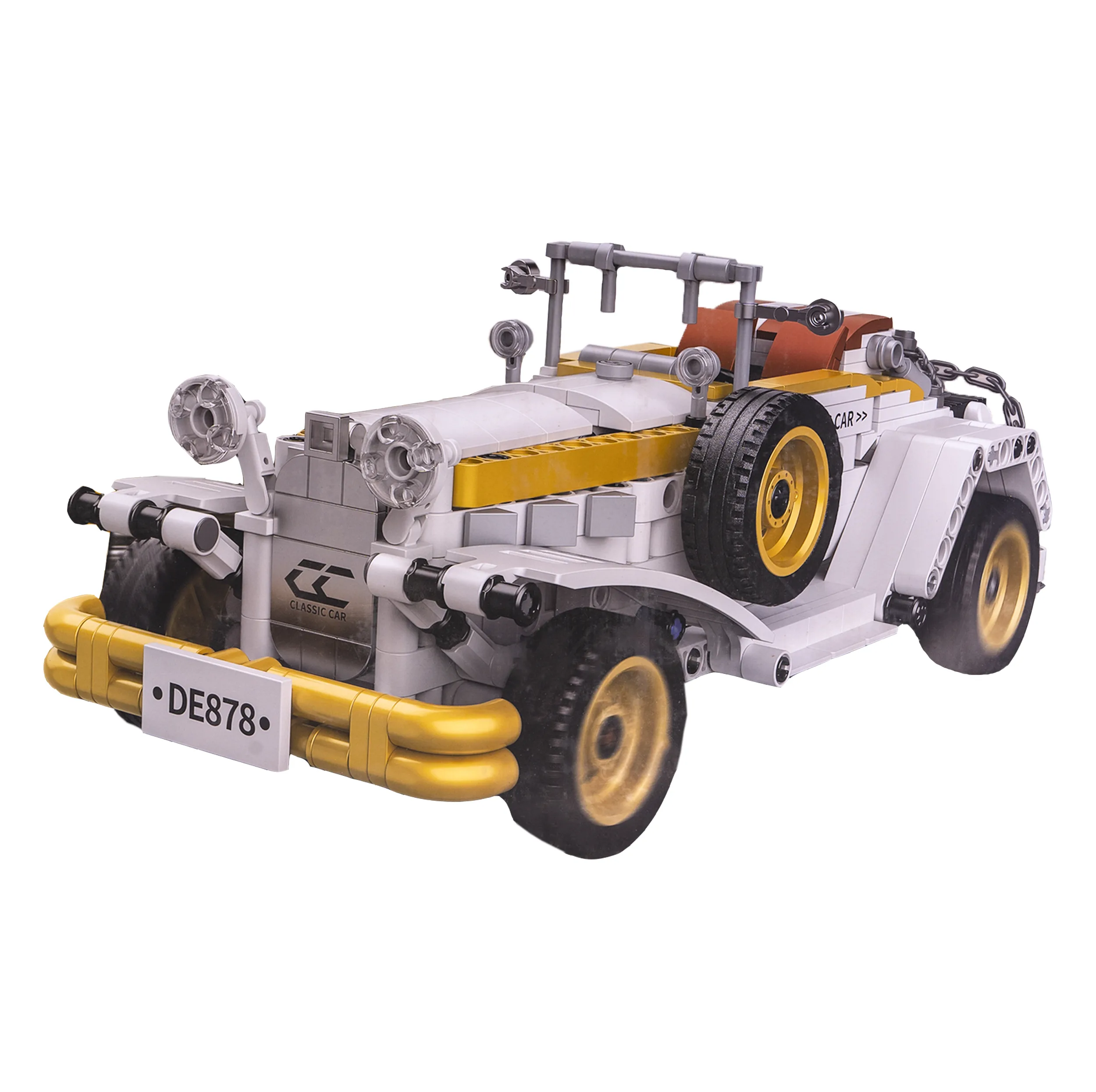 ساختنی  595 تکه دکول مدل retro classic car کنترلی کد RC-3905