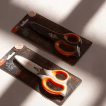 قیچی کاغذ غلاف دار ام اند جی مدل 150mm