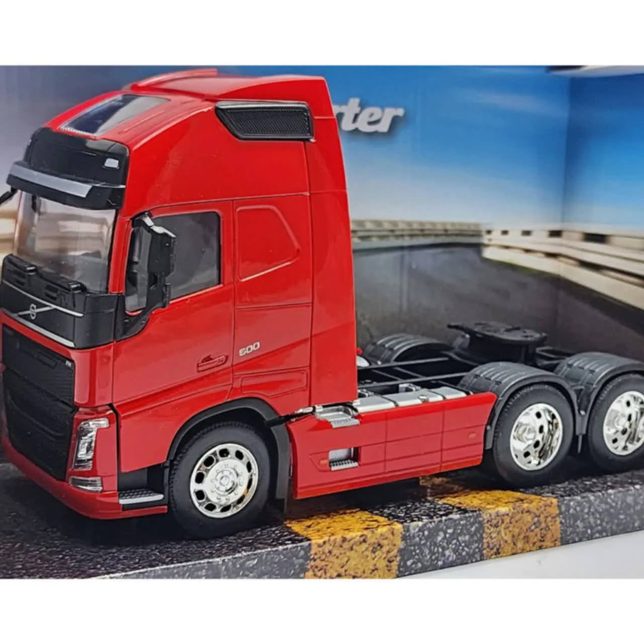 ماکت ماشین ناب سل مدل تریلی اسکانیا ولی فلزی 10چرخ کد SCALE 1:32 WELLY TRANSPORTER SCANIA V8 R730