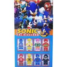 فیگور طرح سونیک مدل SONIC 0889 ارتفاع 4 سانتی‌متر مجموعه 8 عددی
