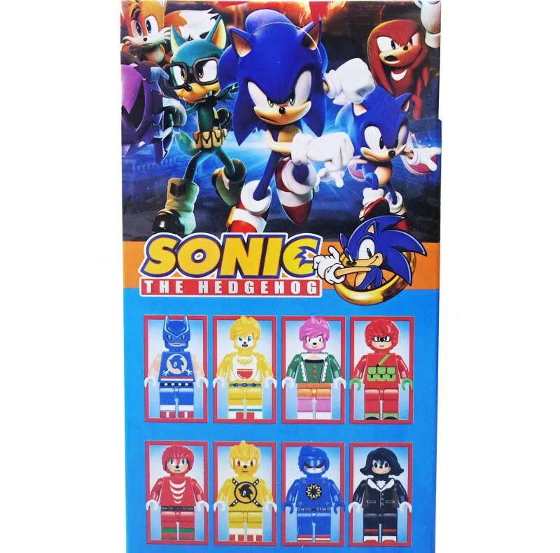 فیگور طرح سونیک مدل SONIC 0889 ارتفاع 4 سانتی‌متر مجموعه 8 عددی