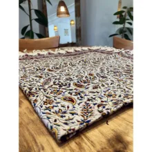 رومیزی قلمکار ممتاز طرح بته سنتی کد 2020
