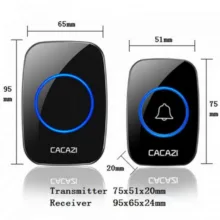 زنگ بی سیم کاکازی مدل A10-3 مجموعه 4 عددی