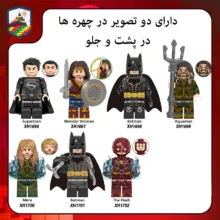فیگور مدل ابرقهرمانان کد 03 مجموعه 7 عددی ارتفاع 5 سانتیمتر