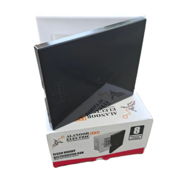 جعبه فیوز 8 عددی آلانور الکتریک مدل توکار طرح LCD