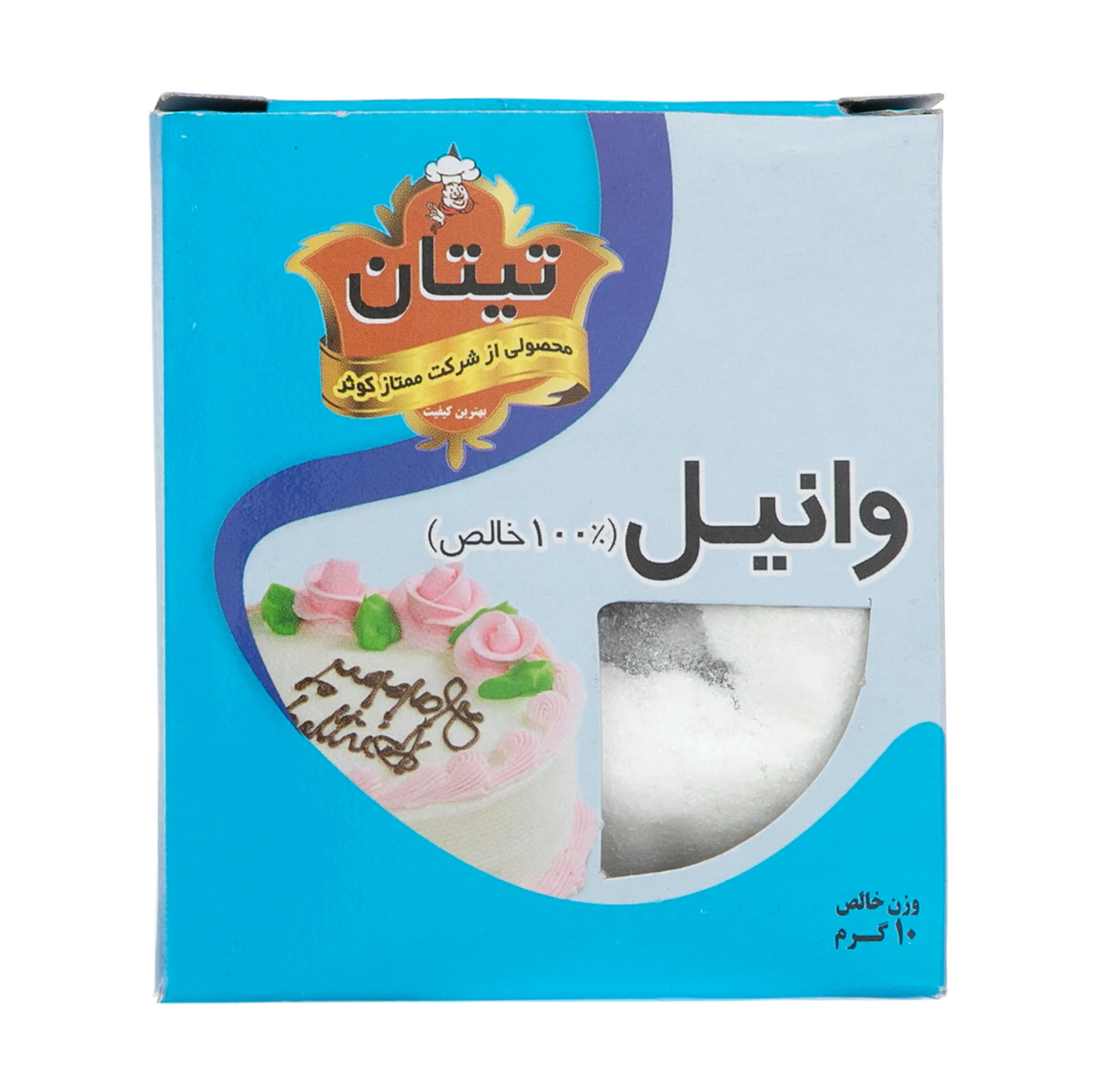 وانیل خالص تیتان - 10 گرم بسته 10 عددی