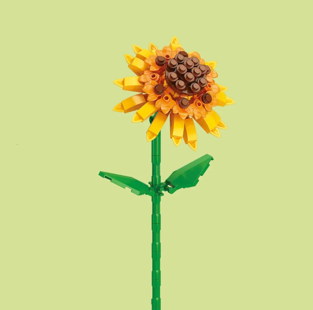 ساختنی 150 تکه لیلیبرادر مدل گل آفتابگردان طرح SUNFLOWER
