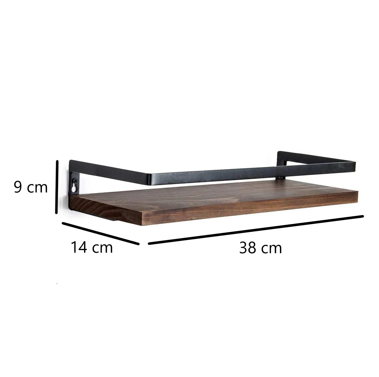 شلف دیواری مدل Wooden بسته 2 عددی