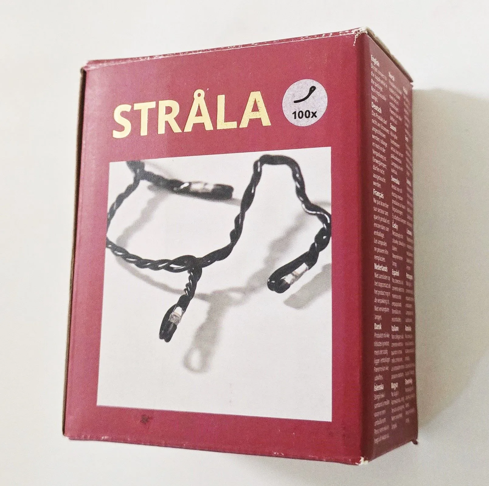 چراغ ریسه ای LED ایکیا مدل STRALA کد 205.631.93 طول 7.5 متر