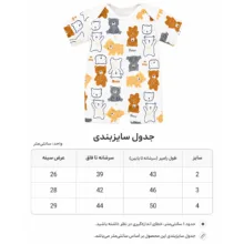 رامپر نوزاد پاستیلی تدی کد 115001020-115001022