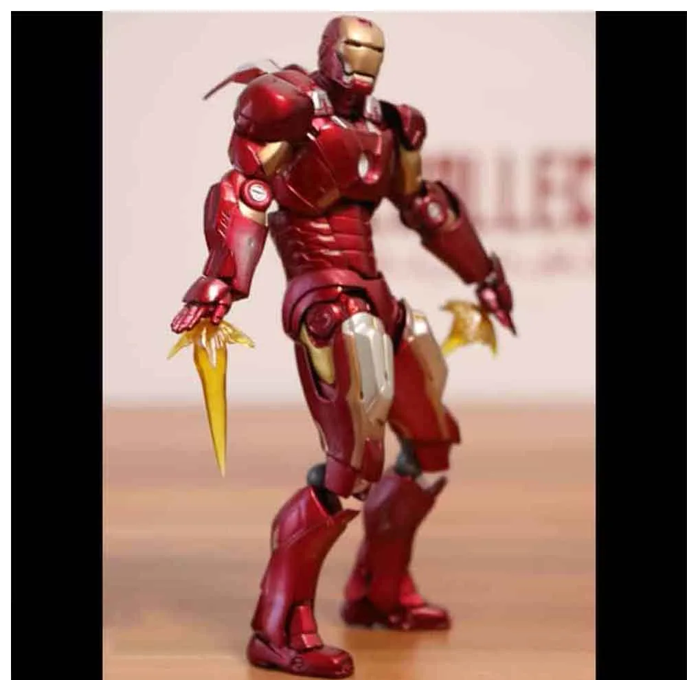 اکشن فیگور کایودو طرح مرد آهنی مدل آیرون من سری iron man مارک 7 ارتفاع 15.5 سانتی‌متر