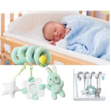 آویز تخت کودک مدل مارپیچ کد 001